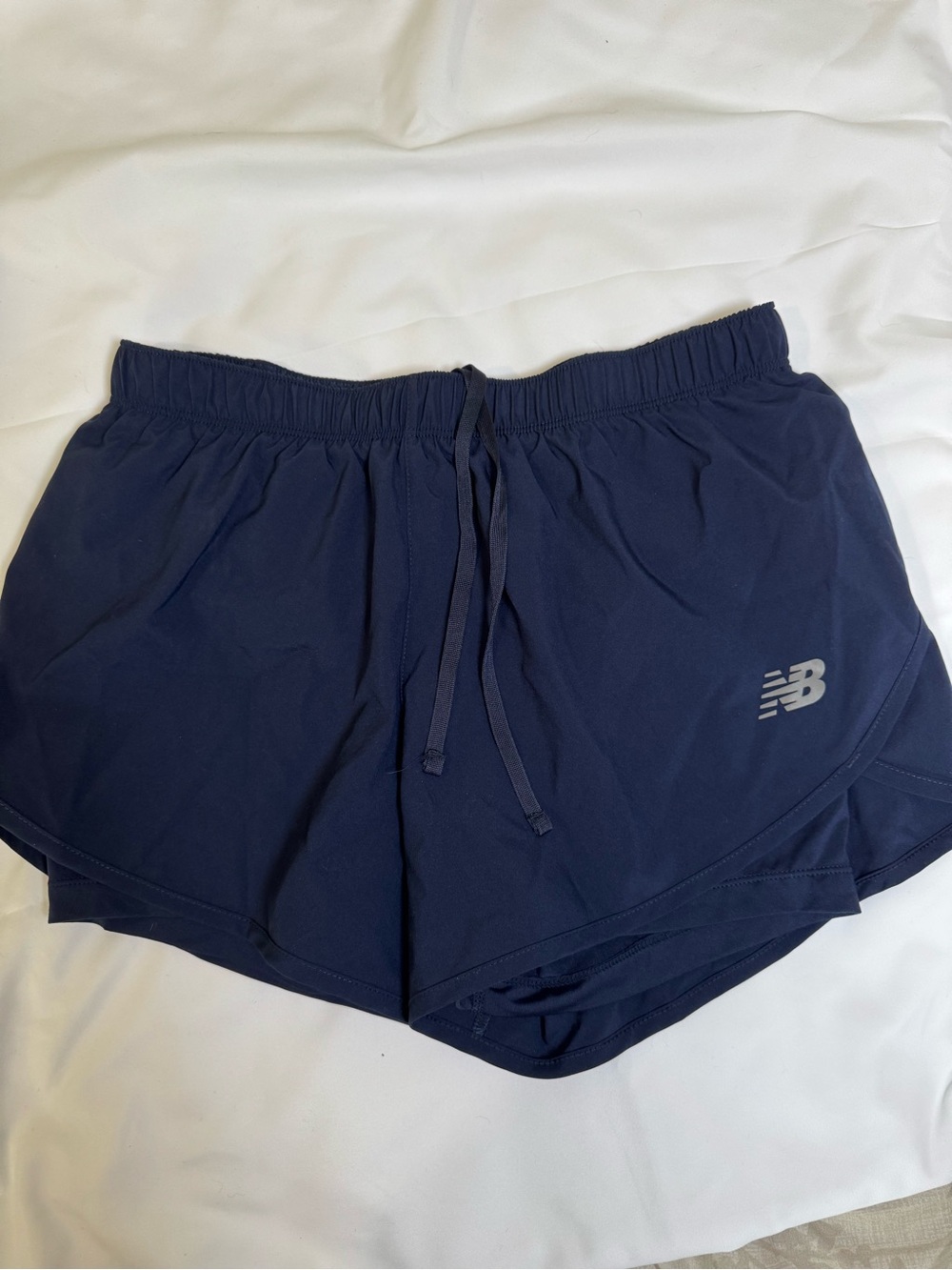 New Balance Navy Women's Running Shorts with Drawstring